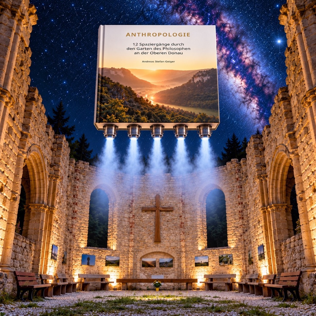 Das Anthropologie-Buch auf dem Weg von der Heimat in den Kosmos