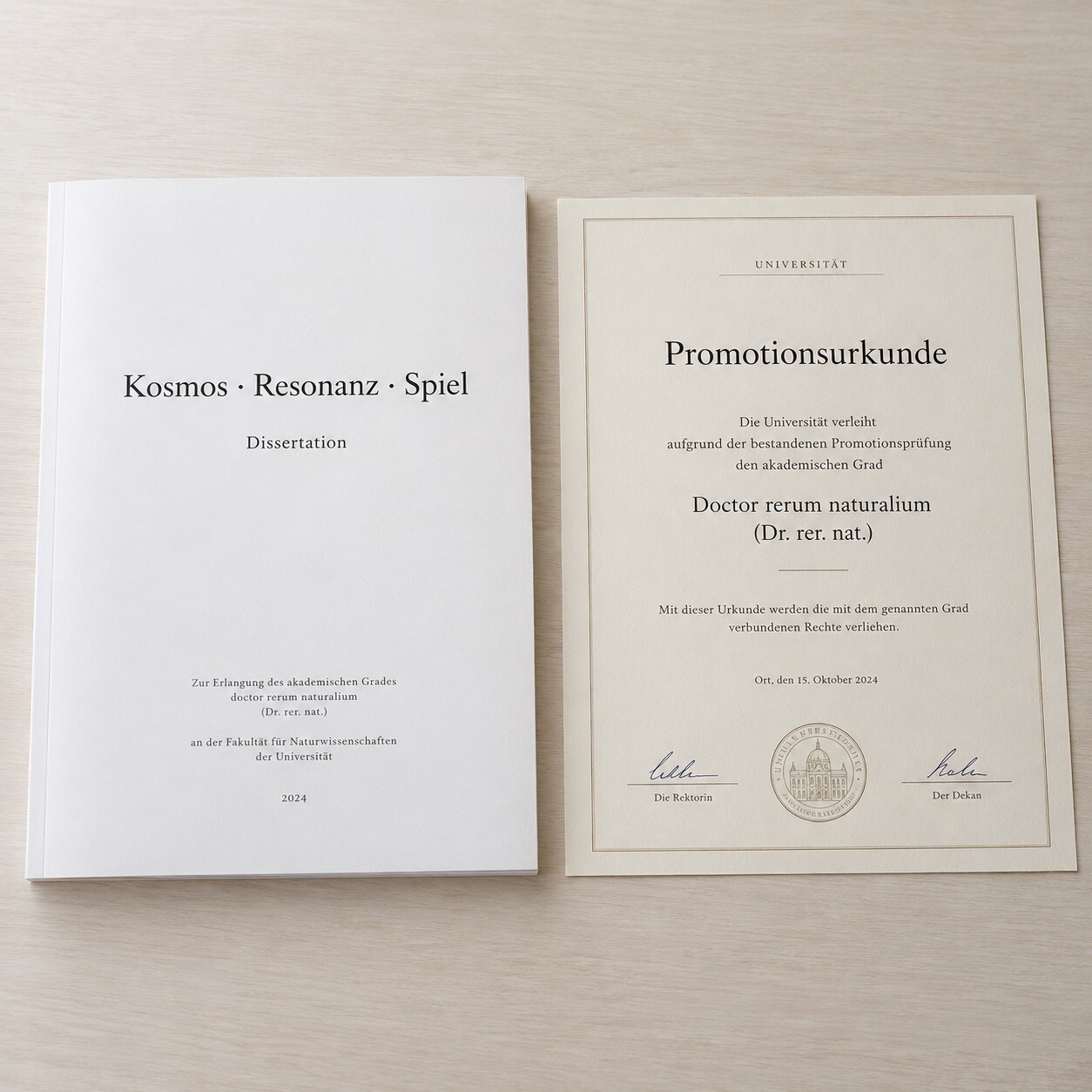 Entstehung des Anthropologie-Projekts – Angestrebte stabile Endsituation – Wissenschaft