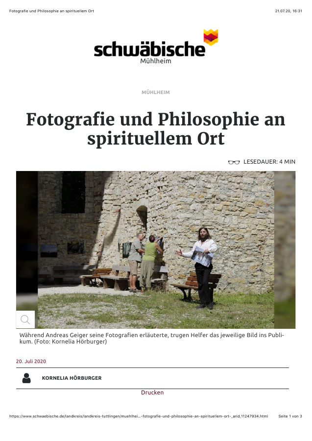Fotografie und Philosophie an spirituellem Ort